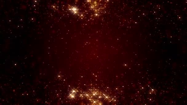 Particules poussière bokeh abstrait lumière mouvement titres cinématique fond boucle 