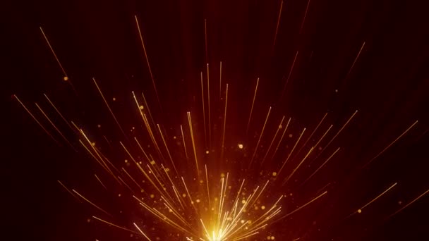 Particles Dust Bokeh Abstract Light Motion Titles Cinematic Background Loop — Stock Video