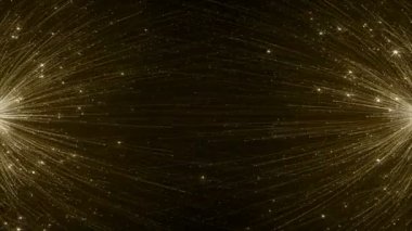 Parçacıklar altın bokeh sim ödülleri toz soyut arkaplan döngüsü