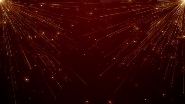 Частинки Пилу Боке Абстрактні Назви Руху Світла Кінематографічний Фоновий Цикл — стокове відео