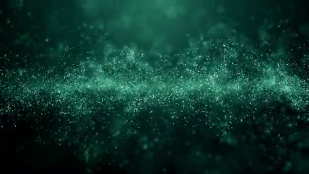 Partiklar Damm Bokeh Abstrakt Ljus Motion Titlar Filmiska Bakgrund Loop — Stockvideo