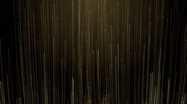 Parçacıklar altın bokeh sim ödülleri toz soyut arkaplan döngüsü