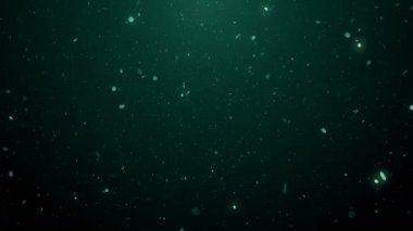 Toz parçacıkları bokeh soyut hareket ışık başlık sinematik arka plan döngü