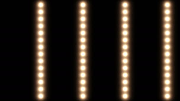 南军轻事件音乐会舞蹈音乐录影阶段党抽象 Led 霓虹灯隧道背景回路 — 图库视频影像