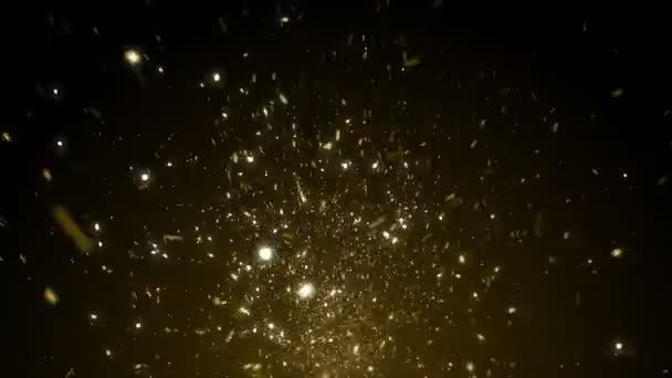 Particules or bokeh paillettes prix poussière abstraite fond boucle