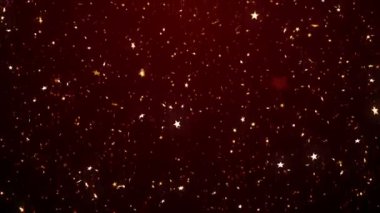 Toz parçacıkları bokeh soyut hareket ışık başlık sinematik arka plan döngü