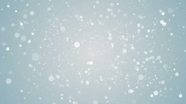 Parçacıklar beyaz iş temiz parlak parıltı bokeh toz arka plan döngü