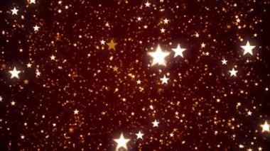 Toz parçacıkları bokeh soyut hareket ışık başlık sinematik arka plan döngü