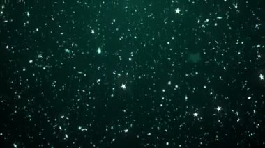 Toz parçacıkları bokeh soyut hareket ışık başlık sinematik arka plan döngü