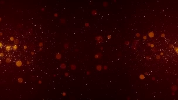 Particles Dust Bokeh Abstract Light Motion Titles Cinematic Background Loop — Stock Video