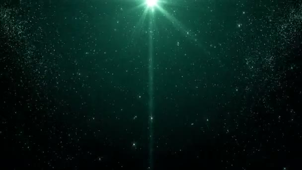 粒子尘埃散景抽象光运动标题电影背景圈 — 图库视频影像