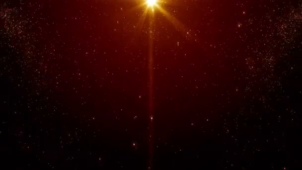 Σωματίδια Σκόνης Bokeh Αφηρημένο Φως Κίνηση Τίτλων Κινηματογραφικό Φόντο Βρόχο — Αρχείο Βίντεο