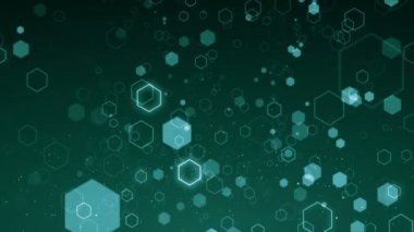 Toz parçacıkları bokeh soyut hareket ışık başlık sinematik arka plan döngü