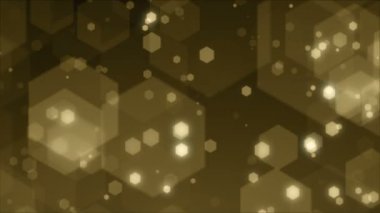 Parçacıklar altın bokeh sim ödülleri toz soyut arkaplan döngüsü