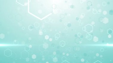 Toz parçacıkları bokeh soyut hareket ışık başlık sinematik arka plan döngü