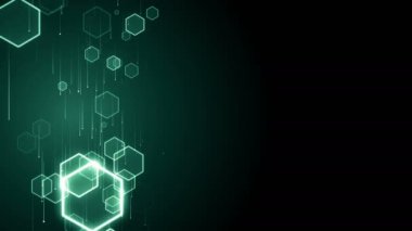 Toz parçacıkları bokeh soyut hareket ışık başlık sinematik arka plan döngü