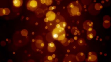 Toz parçacıkları bokeh soyut hareket ışık başlık sinematik arka plan döngü