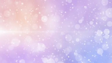 Parçacık pastel renk işi parlak parıltı bokeh tozu soyut arkaplan döngüsü