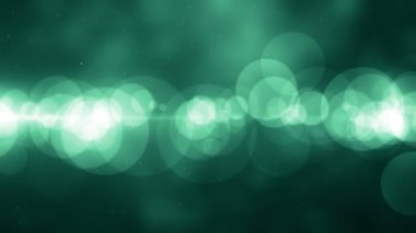 Toz parçacıkları bokeh soyut hareket ışık başlık sinematik arka plan döngü