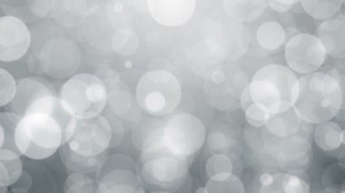 Parçacıklar beyaz iş temiz parlak parıltı bokeh toz arka plan döngü