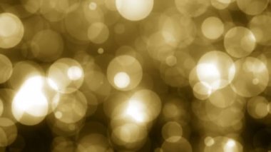 Parçacıklar altın bokeh sim ödülleri toz soyut arkaplan döngüsü