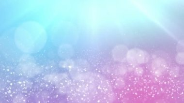 Parçacık pastel renk işi parlak parıltı bokeh tozu soyut arkaplan döngüsü