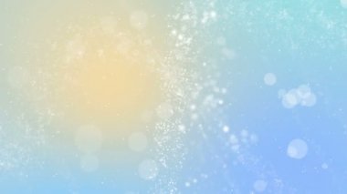 Parçacık pastel renk işi parlak parıltı bokeh tozu soyut arkaplan döngüsü
