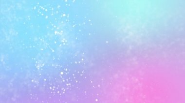 Parçacık pastel renk işi parlak parıltı bokeh tozu soyut arkaplan döngüsü