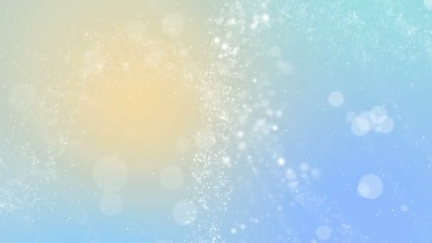 Particles Pastel Color Business Clean Bright Glitter Bokeh Dust Abstract — Stock Video