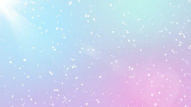 Parçacık pastel renk işi parlak parıltı bokeh tozu soyut arkaplan döngüsü