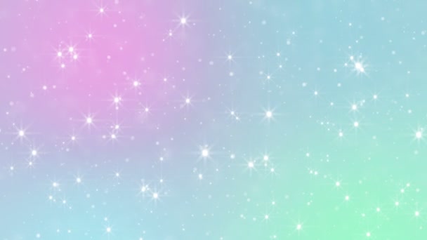 Particles Pastel Color Business Clean Bright Glitter Bokeh Dust Abstract — Stock Video