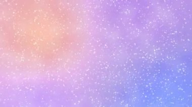 Parçacık pastel renk işi parlak parıltı bokeh tozu soyut arkaplan döngüsü