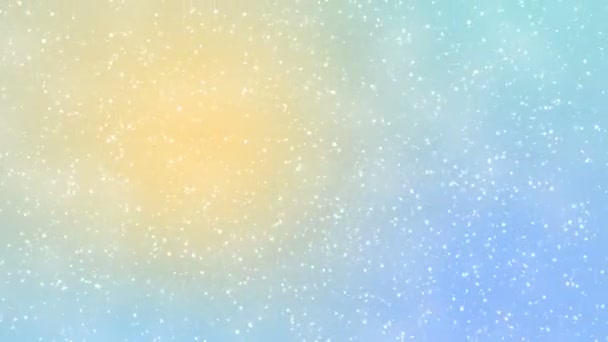 Partículas Pastel Color Negocio Limpiar Brillante Brillo Bokeh Polvo Abstracto — Vídeos de Stock