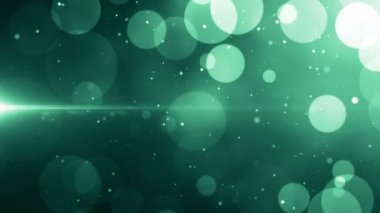 Toz parçacıkları bokeh soyut hareket ışık başlık sinematik arka plan döngü
