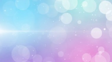 Parçacık pastel renk işi parlak parıltı bokeh tozu soyut arkaplan döngüsü