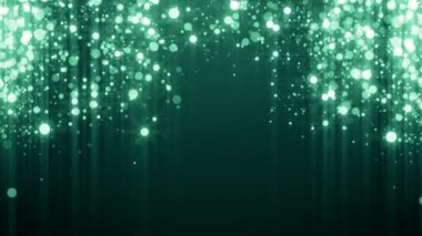 Toz parçacıkları bokeh soyut hareket ışık başlık sinematik arka plan döngü