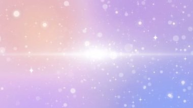 Parçacık pastel renk işi parlak parıltı bokeh tozu soyut arkaplan döngüsü