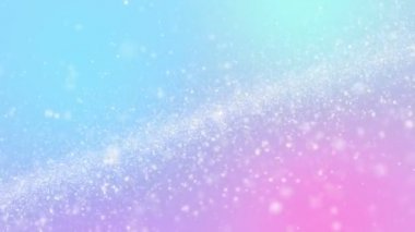 Parçacık pastel renk işi parlak parıltı bokeh tozu soyut arkaplan döngüsü