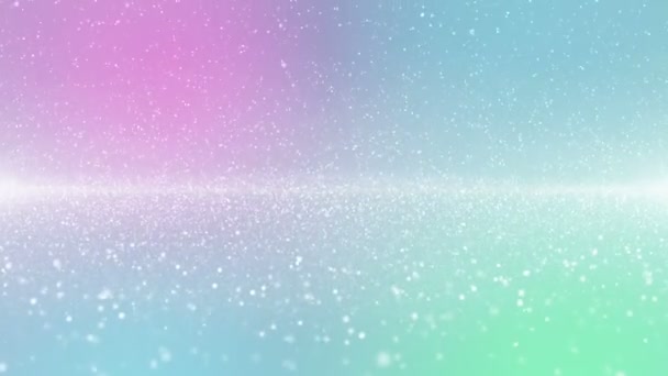 Particles Pastel Color Business Clean Bright Glitter Bokeh Dust Abstract — Stock Video