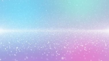 Parçacık pastel renk işi parlak parıltı bokeh tozu soyut arkaplan döngüsü