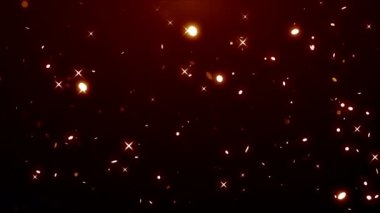 Parçacıklar yangın oyunu fragmanı sinematik konser sahne arkası döngüsü