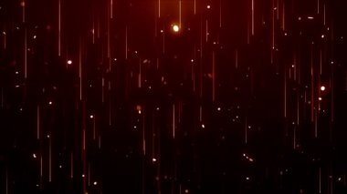 Parçacıklar yangın oyunu fragmanı sinematik konser sahne arkası döngüsü