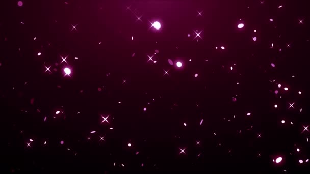 Particules rose événement jeu trailer titres cinématique concert scène fond boucle