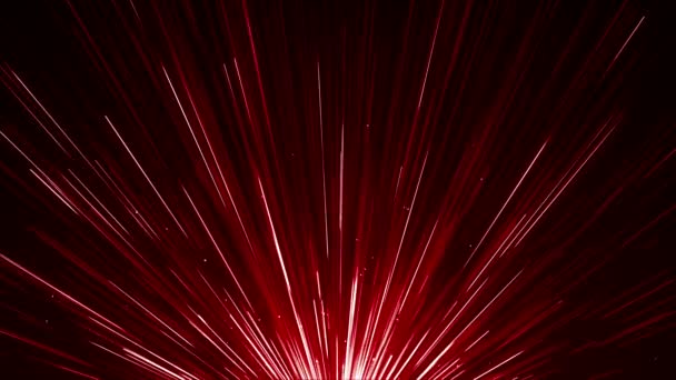 粒子赤いイベントゲームトレーラータイトル映画コンサートステージ背景ループ — ストック動画
