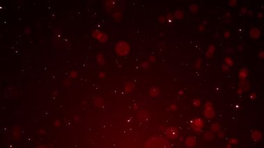 Parçacıklar kırmızı olay oyunu fragmanı sinematik konser sahne arkası döngüsü