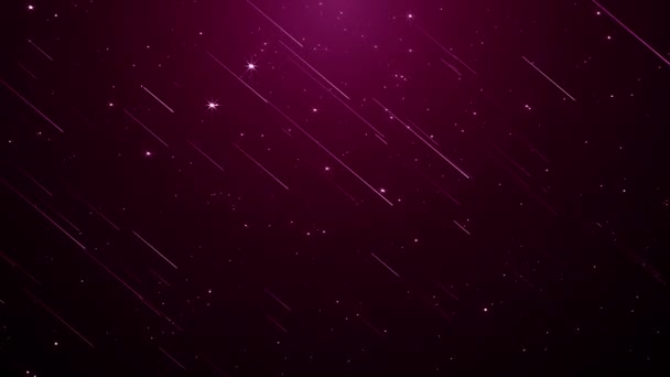 Particles Pink Event Game Trailer Titel Cineatic Concert Stage Background — Stockvideo