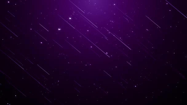 Partiklar Violett Händelse Spel Trailer Titlar Cinematic Konsert Scen Bakgrund — Stockvideo
