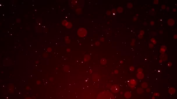 Σωματίδια Κόκκινο Παιχνίδι Trailer Τίτλους Κινηματογραφική Συναυλία Στάδιο Βρόχο Φόντο — Αρχείο Βίντεο