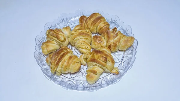 Foto Amateur Croissants Caseros — Foto de Stock