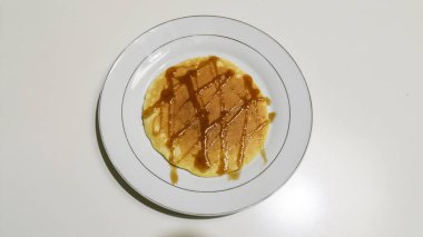 Ev yapımı kek akçaağaç şurubu - amatör fotoğraf